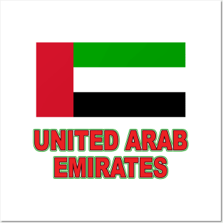 The Pride of the United Arab Emirates - National Flag Design Posters and Art